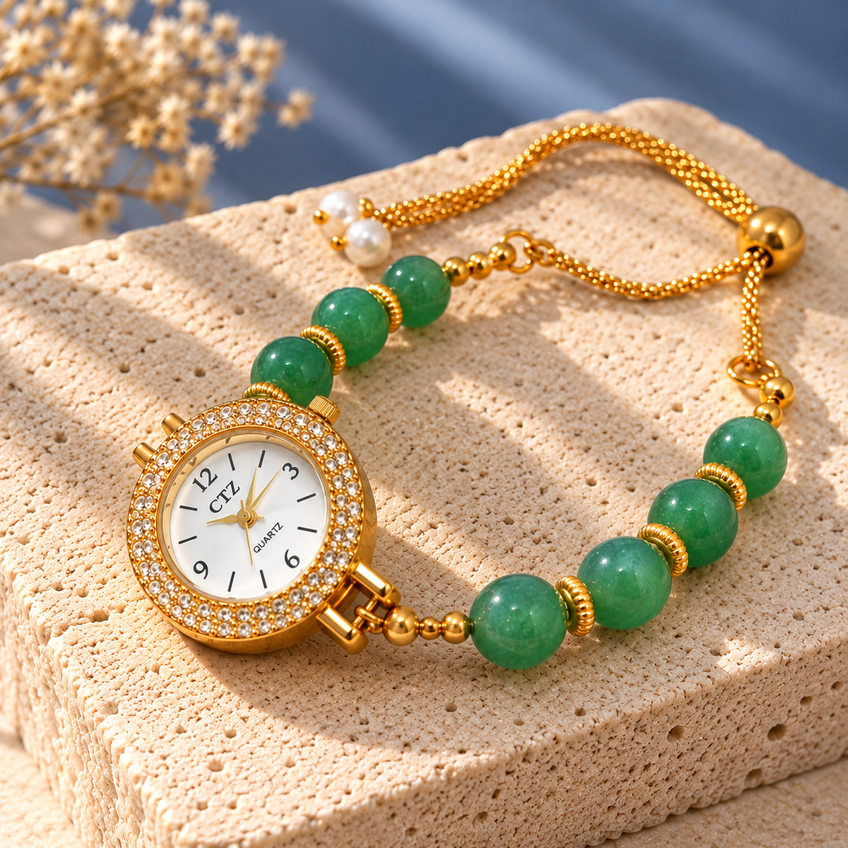 Green Aventurine Watch