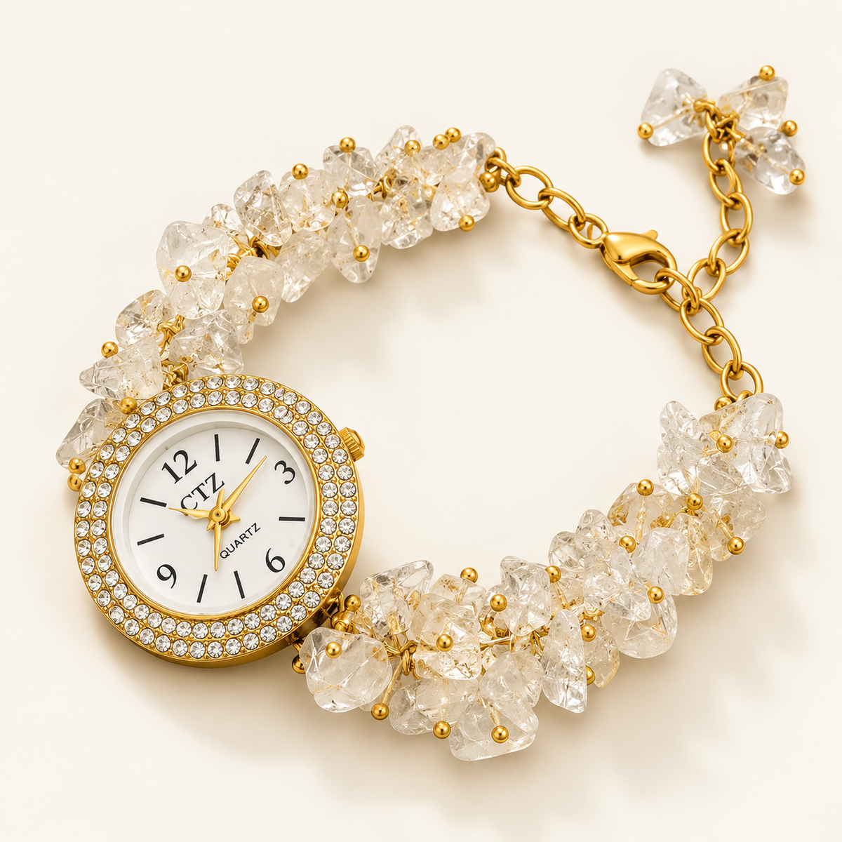 Clear Quartz Watch