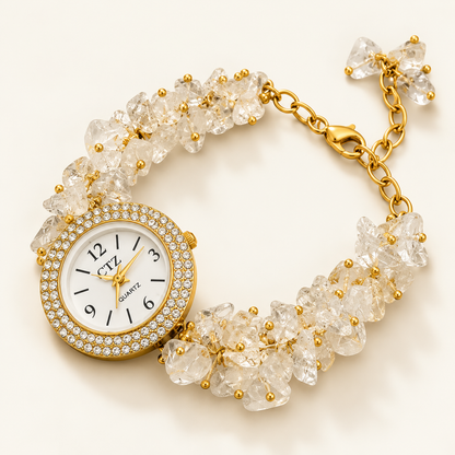 Clear Quartz Watch