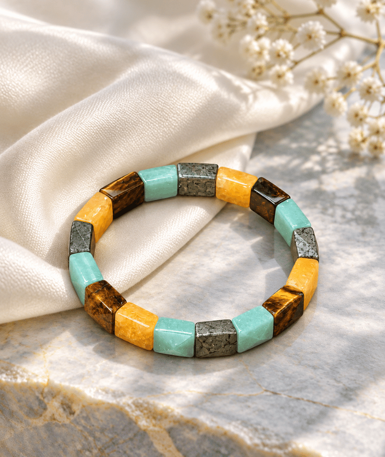 Dhanyog Pyramid Bracelet